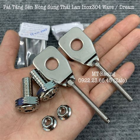 Cặp Pát Tăng Sên Nòng Súng Thái Lan Cho Dream Wave Các Đời Chuẩn Inox