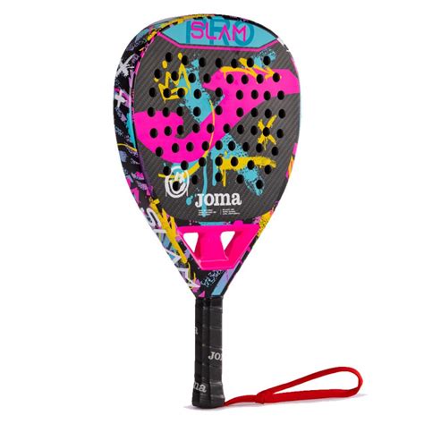 Joma Slam Black Pink Fluor 2023 Padel Racket Zona De Padel