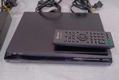 Two Sony DVD players with remotes, HDMI cord - Mark Van Hook, Auctioneer