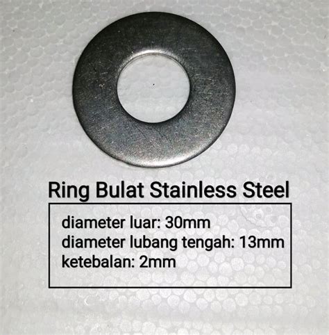 Jual Ring Baut Bulat Stainless Steel Ukuran Mm Anti Karat Di