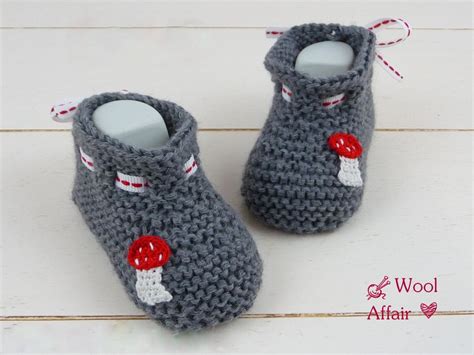 Babyschuhe Strickanleitung für Anfänger Neugeborene