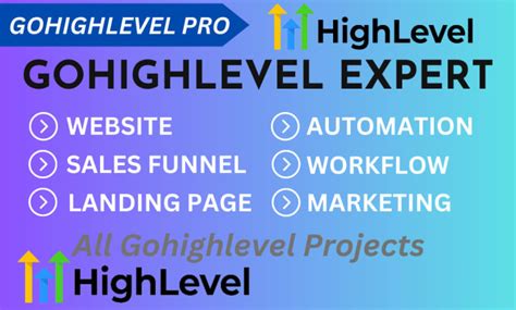 Build Gohighlevel Funnel Go High Level Landing Page Gohighlevel