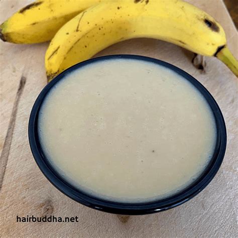 Banana Hair Smoothie (Mask): for Strong, Shiny and Fuller Hair - hair buddha