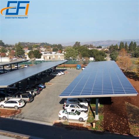 Solar System Carport Solar Pv Garage Canopies Car Park Carport Steel