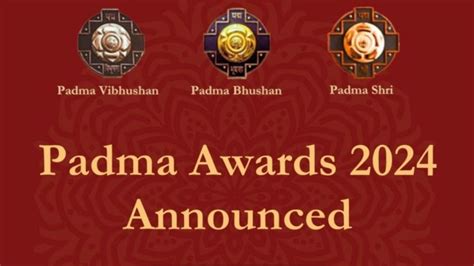 Padma Awards 2024 Winners List - Nerty Zabrina