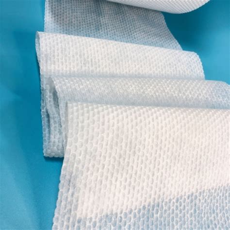 Hydrophilic Diaper Top Sheet Raw Material Hot Air Through Nonwoven For Diapers Sanitary Napkin