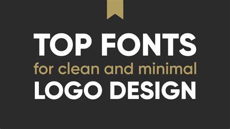 Best Clean Modern Fonts For Logo Design Branding