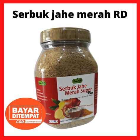 Jual Jahe RD Serbuk Jahe Merah Super RD Plus 330gr Jahe RD Kemasan