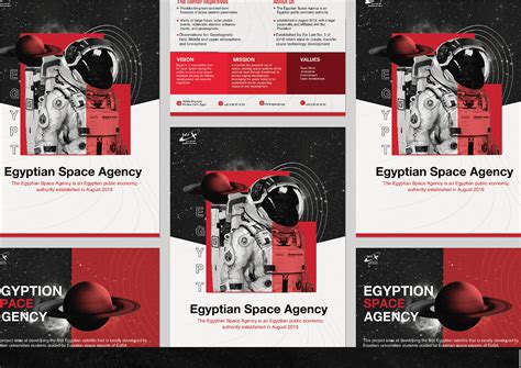 Unofficial Egyptian Space Agency Behance