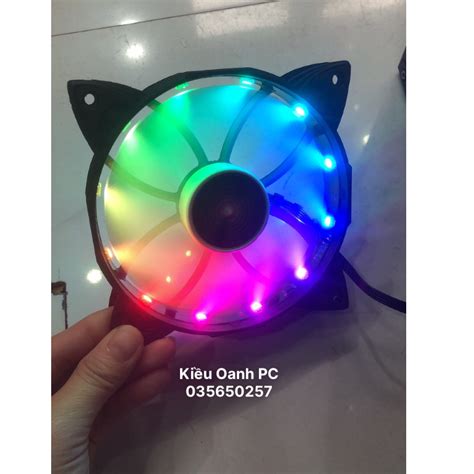 Quạt Tản Nhiệt Fan Case Led COOLMOON K8 Mix K9 K1 Auto LED K2 Không