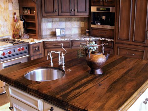 Charming and Classy Wooden Kitchen Countertops