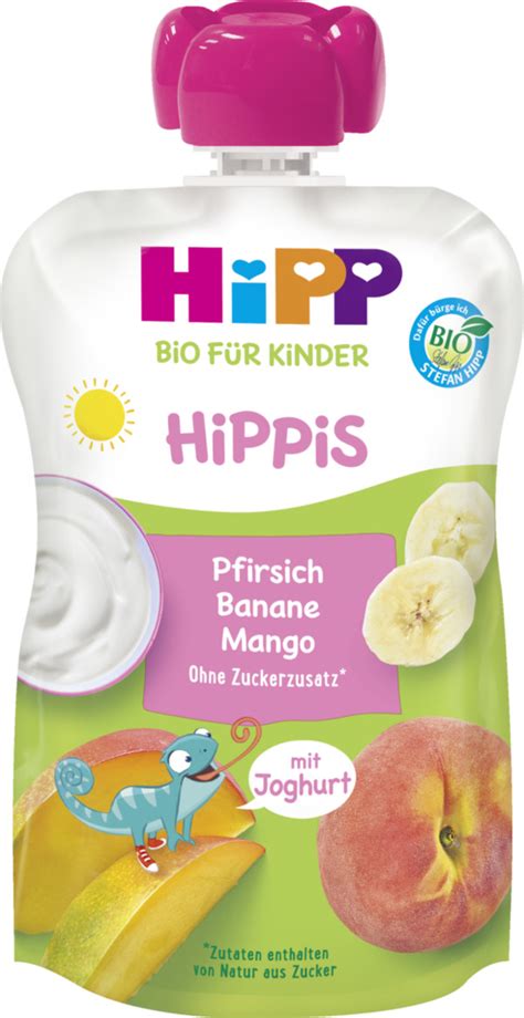 Hipp Bio Pfirsich Banane Mango Mit Joghurt Von Rossmann F R Ansehen