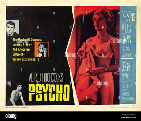 Psycho - Movie Poster Stock Photo - Alamy