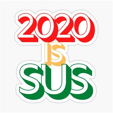 " Among Us Funny Meme 2020 Is Sus" Sticker for Sale by Beluved | Redbubble