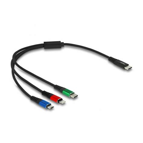 Delock Kabel Usb Tipc 3v1 Lightningtipc Mikro 30cm 86820 Techtrade