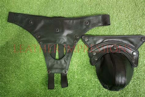 Genuine Leather Jockstrap Gay Adult Jockstraps Sexy Etsy