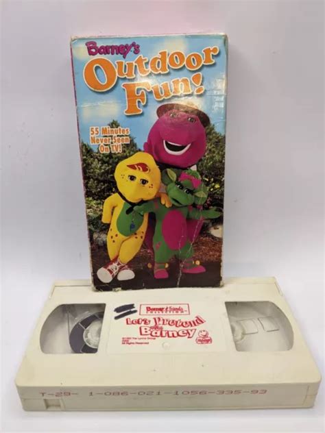 BARNEY'S OUTDOOR FUN VHS HiT Entertainment Barney Home Video Free Shipping $12.21 - PicClick CA