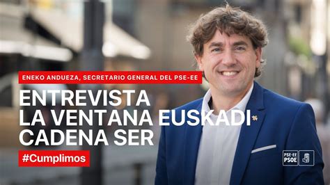 Entrevista Al Secretario General Del Pse Ee Eneko Andueza En La