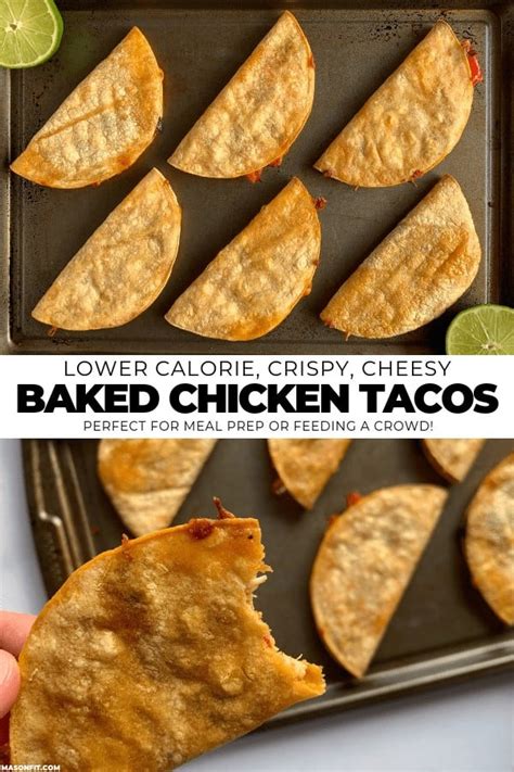 Baked Chicken Tacos A Super Simple Healthy Meal Prep Recipe