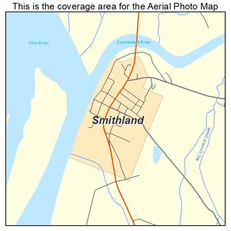 Aerial Photography Map of Smithland, KY Kentucky