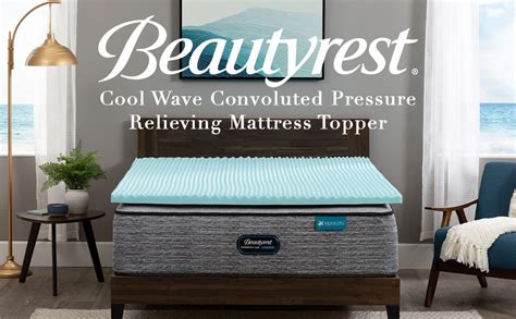 Beautyrest Cool Wave Plus Convoluted Pressure Relieving Memory Foam