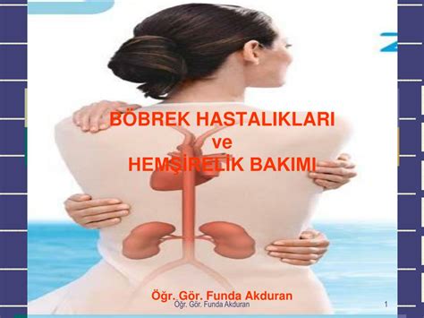 PPT BÖBREK HASTALIKLARI ve HEMŞİRELİK BAKIMI Öğr Gör Funda Akduran