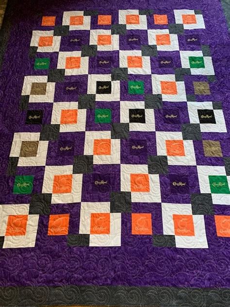 Crown Royal Quilt Crown Royal Bags Lap Quilt Throw Quilt Quilt