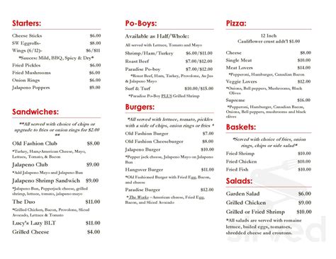 Paradise Daiquiris - Sulphur menu in Sulphur, Louisiana, USA