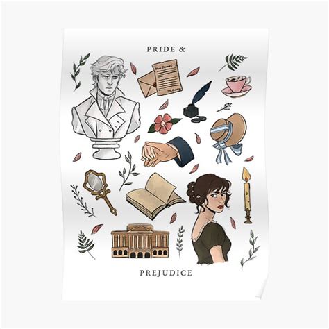 Pride And Prejudice Aesthetic Poster For Sale By Vvivaa Redbubble