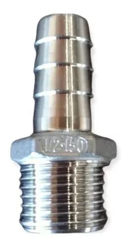 Espigão Em Aço Inox 304 Rosca Bsp Ø 1 2 X Espiga 1 2 MercadoLivre