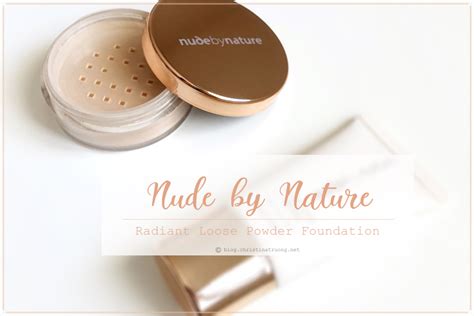 Nude By Nature Radiant Loose Powder Foundation Christina Truong