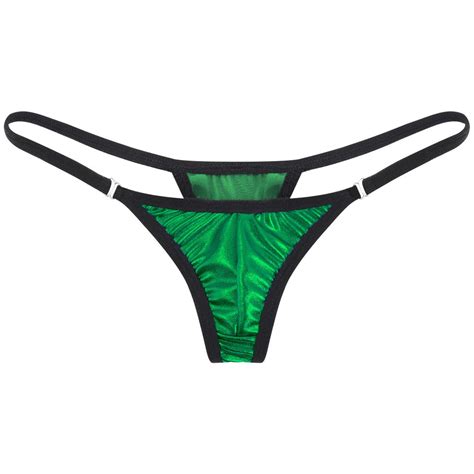 Women S Micro Mini Thong Underwear Stretchy Tanga Lingerie Panties Bikini Briefs Ebay