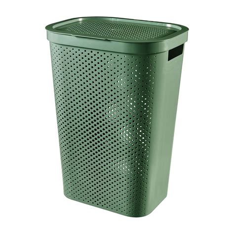 Wäschekorb Infinity 100 Recycling Eco 60 L Grün CURVER