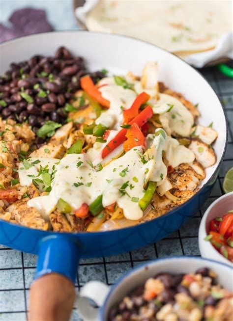 Queso Smothered Chicken Fajitas Have Quickly Become My Favorite Chicken