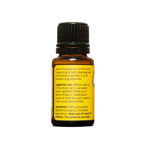 Lemon Eucalyptus Oil 0 5 Fl Oz Uncle Harry S Natural Products