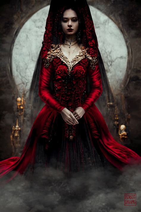 Refining Ai Art: A Vampire in Red Velvet | by Robot Dreams | Medium