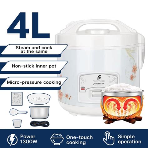 Rice Cooker 3L Multifunctional Mini Electric Cooker Inverter Type Hot Pot Cooker Non Stick