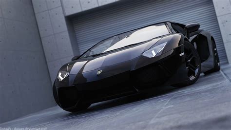 Luxury Lamborghini Cars: Lamborghini Aventador Black