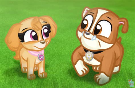 Rubble Paw Patrol Skye Paw Patrol Paw Patrol Cartoon Imagenes My