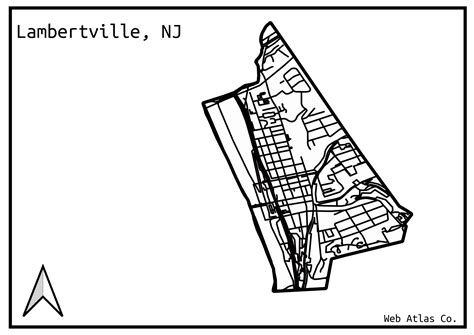 Lambertville, NJ : r/MapPorn