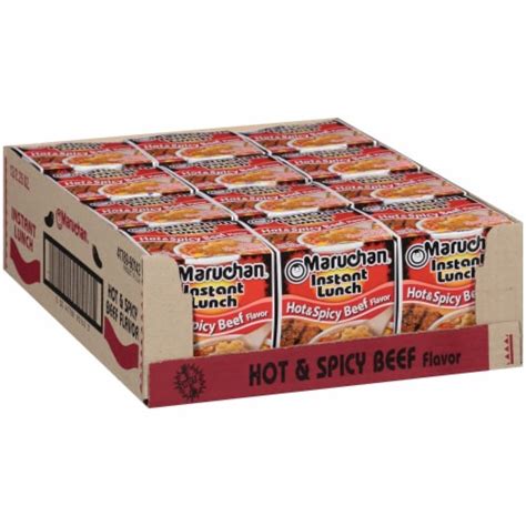 Maruchan Instant Soup Lunch Cup Oz Hot Spicy Beef Flavor Pack Of Count King Soopers