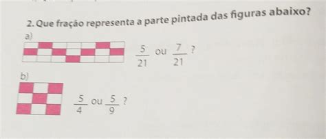 Que Fra O Representa A Parte Pintada Das Figuras Abaixo Brainly