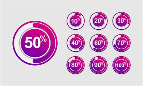 Premium Vector | Donut chart infographic pack