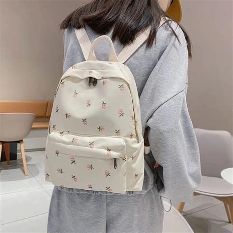 Jual Tas Ransel Mini Wanita Gambar Bunga Shopee Indonesia