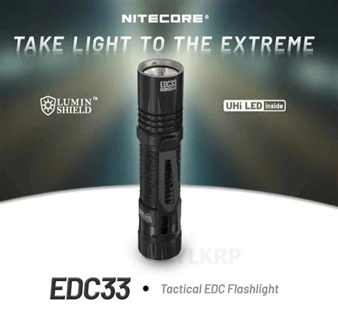 Nitecore EDC33 Tactical Edc Flashlight 4000 Lumens Sports Equipment