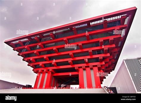 China Pavilion At World Expo 2010 Shanghai China Stock Photo Alamy