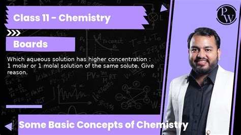 Which Aqueous Solution Has Higher Concentration 1 Molar Or 1 Molal