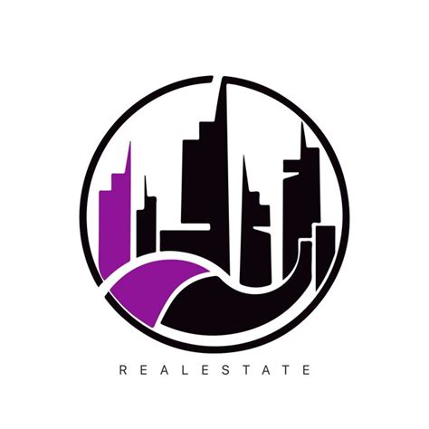 Premium Vector Real Estate Logo Design With Line Art Style City