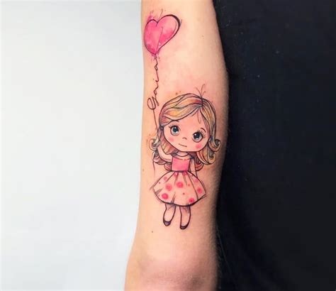 Little girl tattoo by Simona Merlo | Post 29950 | Little tattoo for girls, Girl tattoos, Tattoos ...