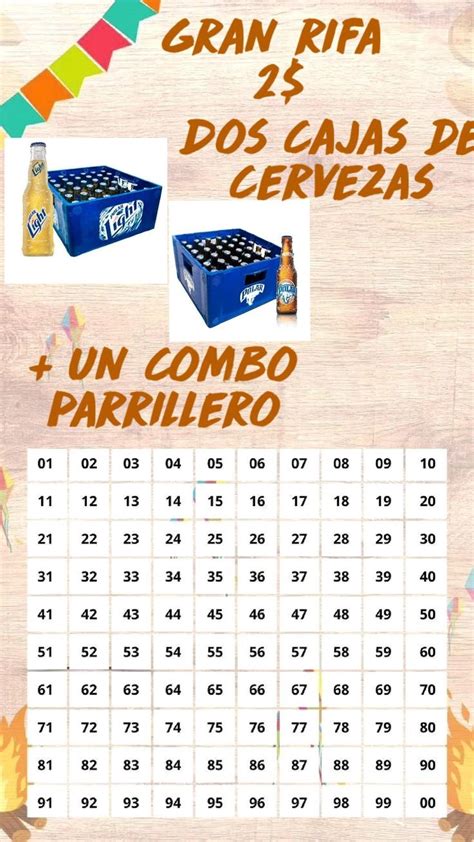 Un Combo Parrillero Dos Cajas De Cervezas Gran Rifa 2